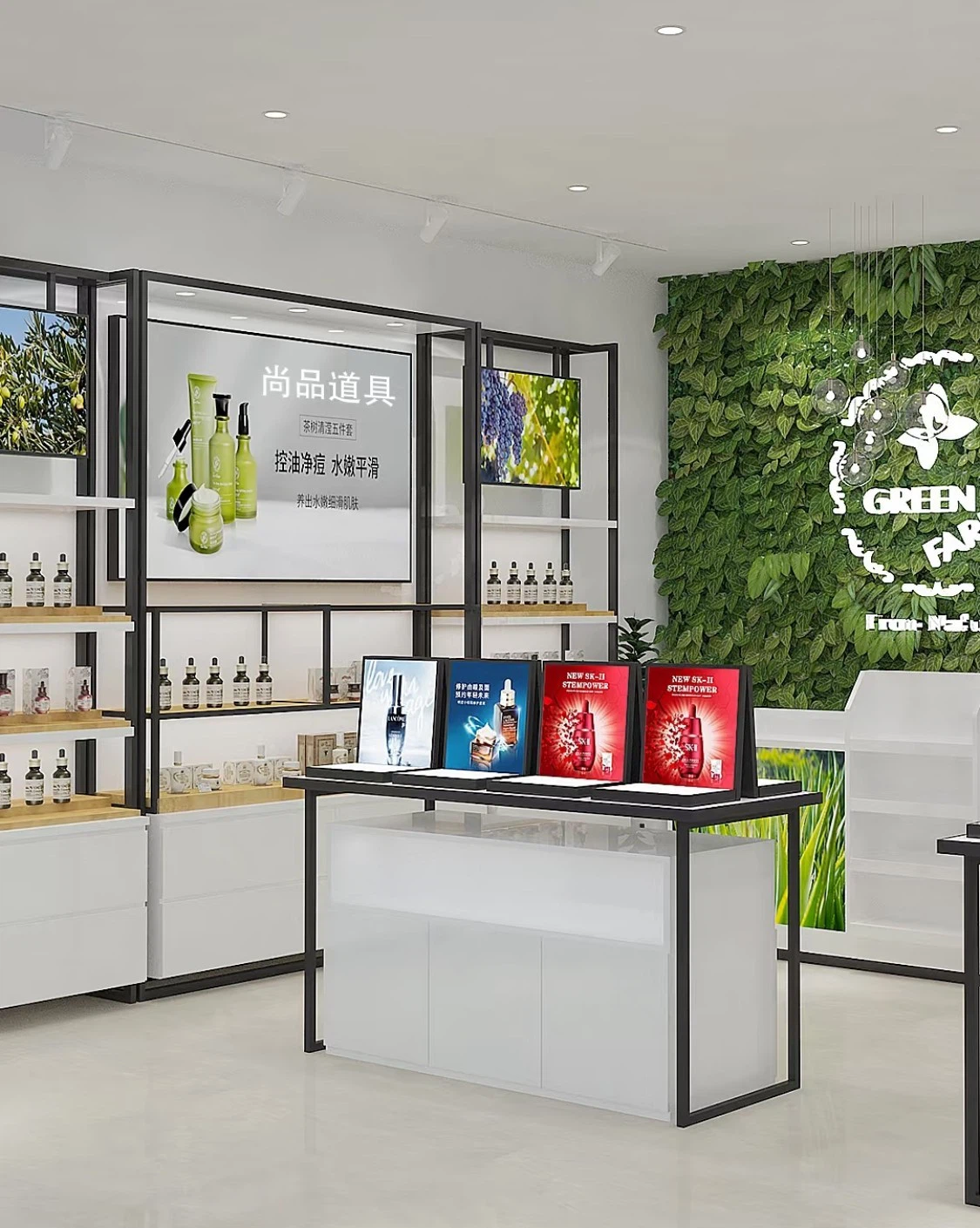 Showcase For Cosmetic Display