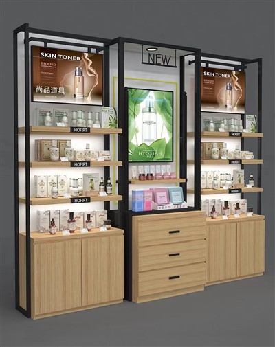 کاسمیٹک ڈسپلے کے لئے شوکیس