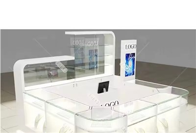 سٹینلیس سٹیل کے زیورات شوکیس مال کیوسک