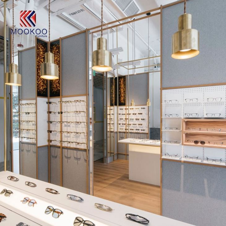 Store Sunglasses Modern Luxurious Shop Counter Design