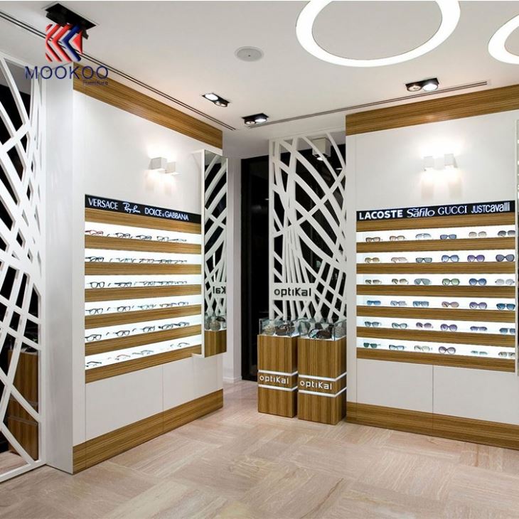 Sunglasses Shop Interior Decoration Dispaly Wall