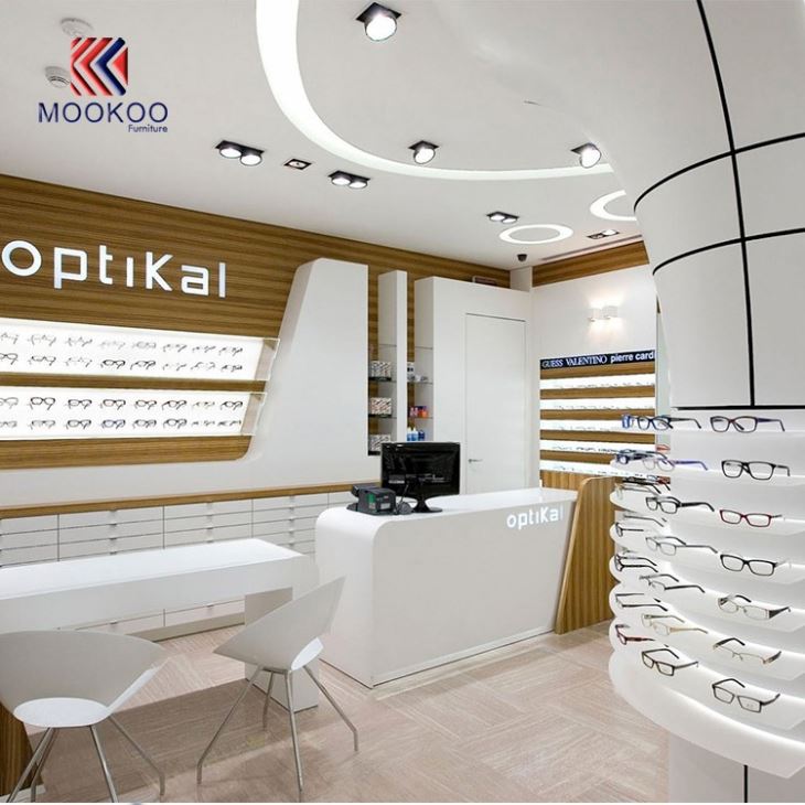 Sunglasses Shop Interior Decoration Dispaly Wall