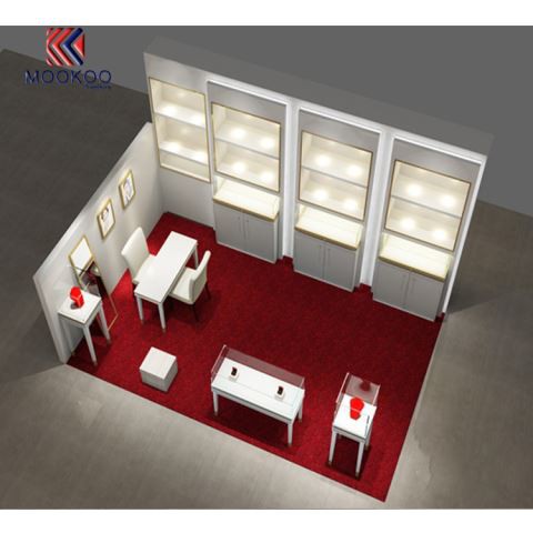 اعلی کے آخر میں فیکٹری قیمت گلاس جواہرات کیوسک