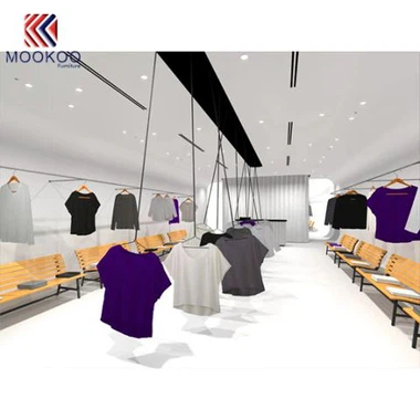 گارمنٹس شاپ کے لئے ریک