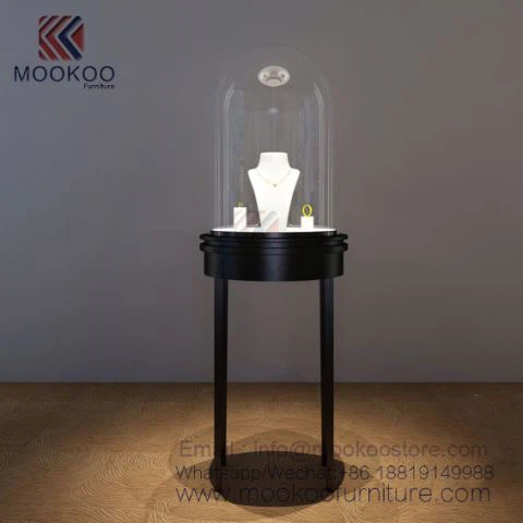 سٹینلیس اسٹیل جیولری شوکیس۔