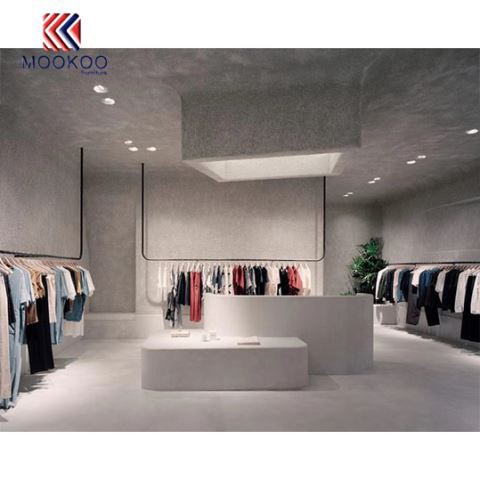 یونٹ کپڑے کی دکان ریک